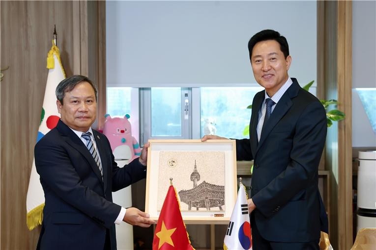오세훈, '친선결연 30주년' 하노이 인민위원장 면담