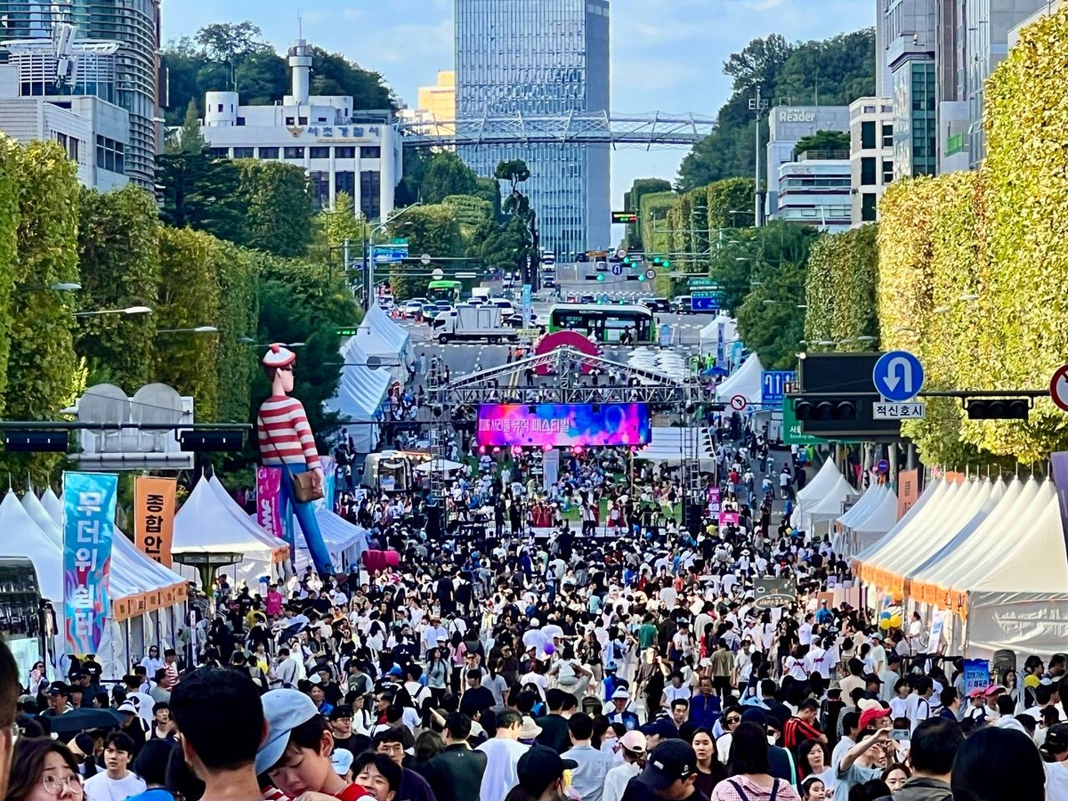 10차로 반포대로에서 19∼20일 펼쳐진 2026 서리풀뮤직페스티벌