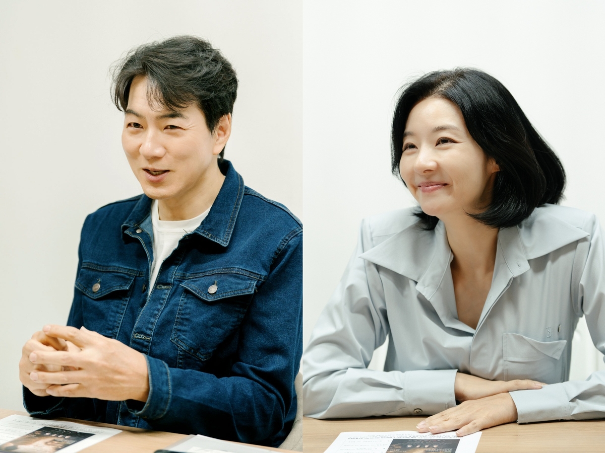 배우 송일국, 송선미 (왼쪽부터)