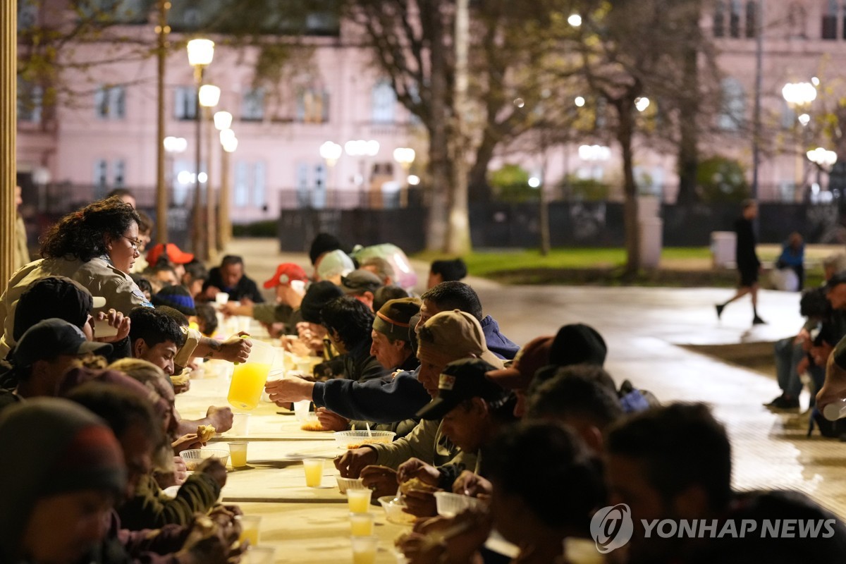 아르헨티나 무료 급식 행사(기사와 직접적인 관계없음)