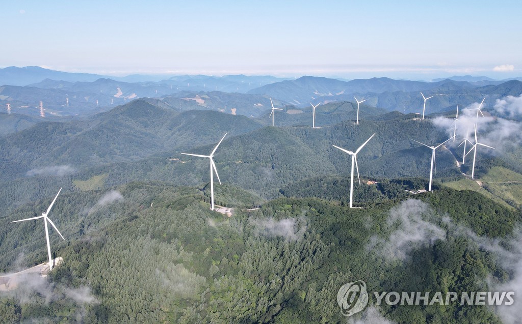 가덕산 풍력발전단지