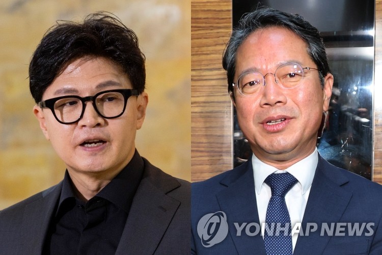 한동훈(왼쪽부터)·김승원