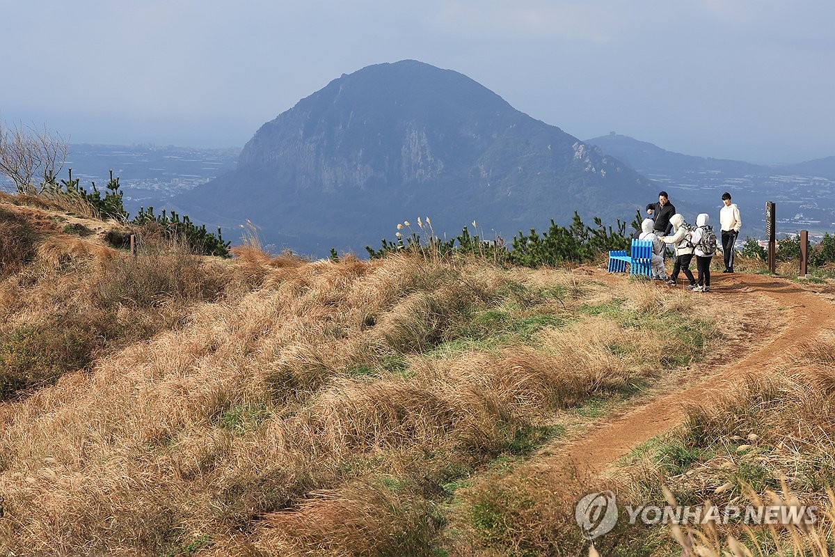 군산오름 정상부