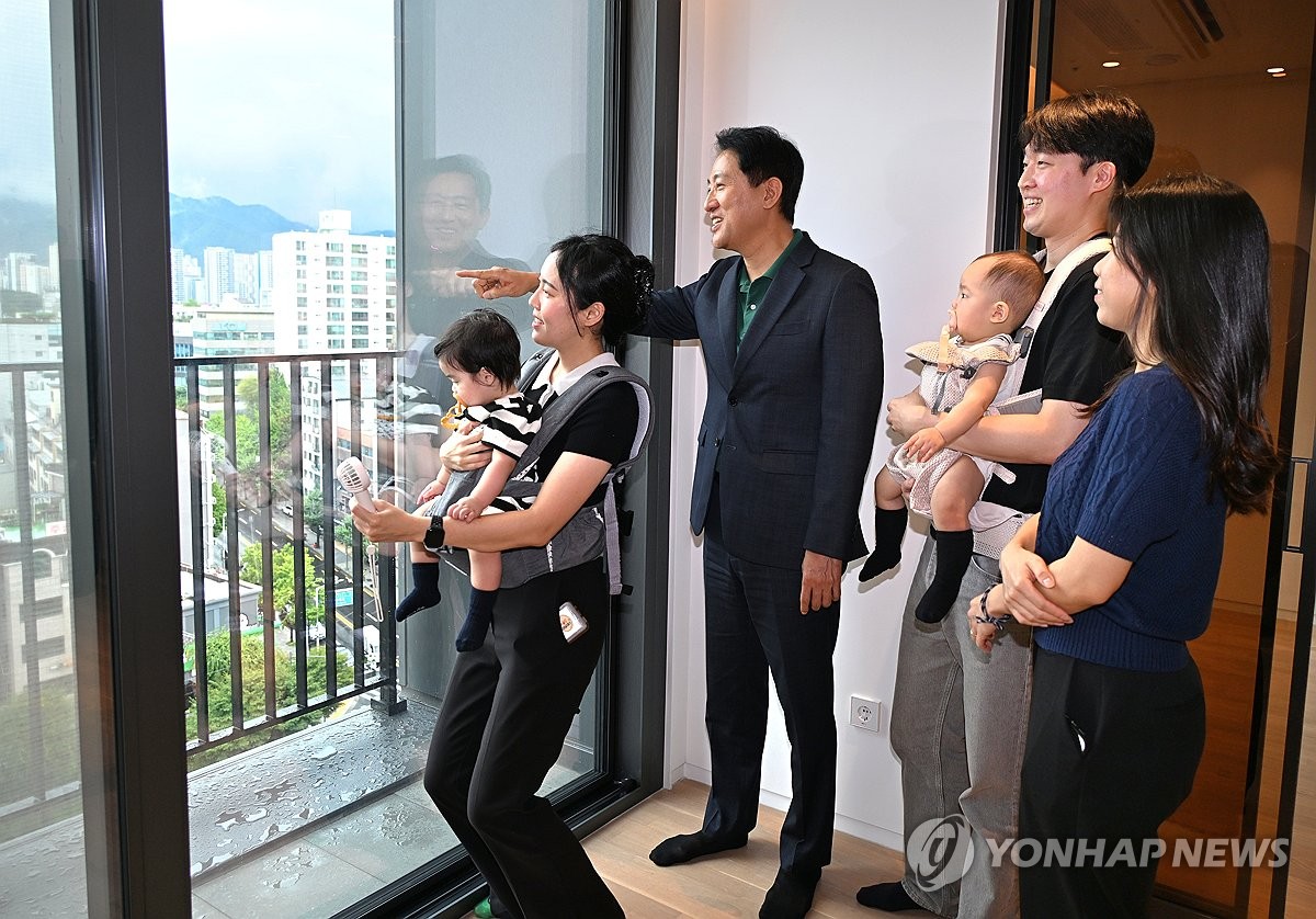 오세훈 서울시장, '비아파트형 미리내집' 방문