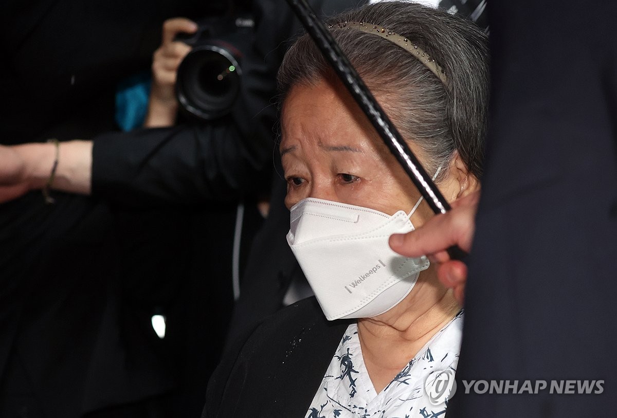 1심서 징역 2년 선고 받은  한학자 통일교 총재