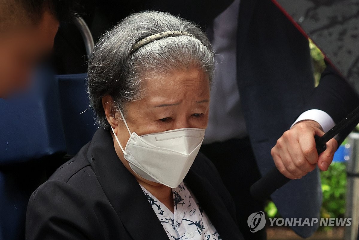 1심서 징역 2년 선고 받은  한학자 통일교 총재
