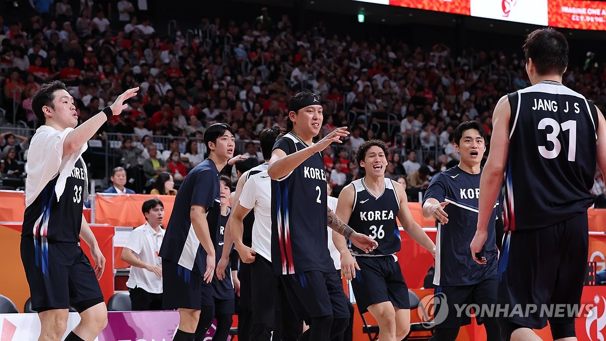 8점 차로 앞선 대한민국 3쿼터 종료