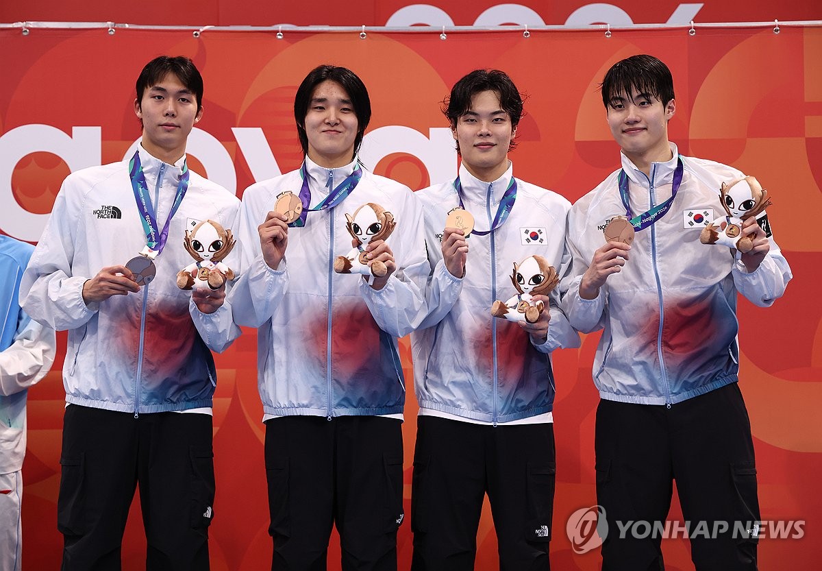남자 계영 800ｍ 동메달