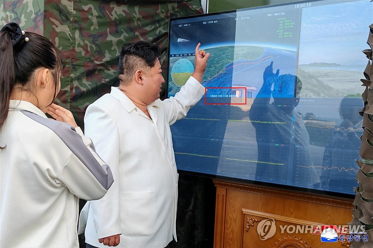 북한 미사일총국, 새 전투무기체계 시험 진행
