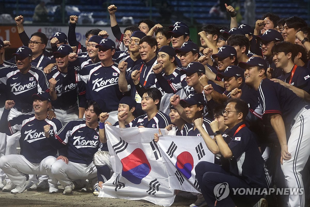 류지현호, 한일전 패배 딛고 금메달