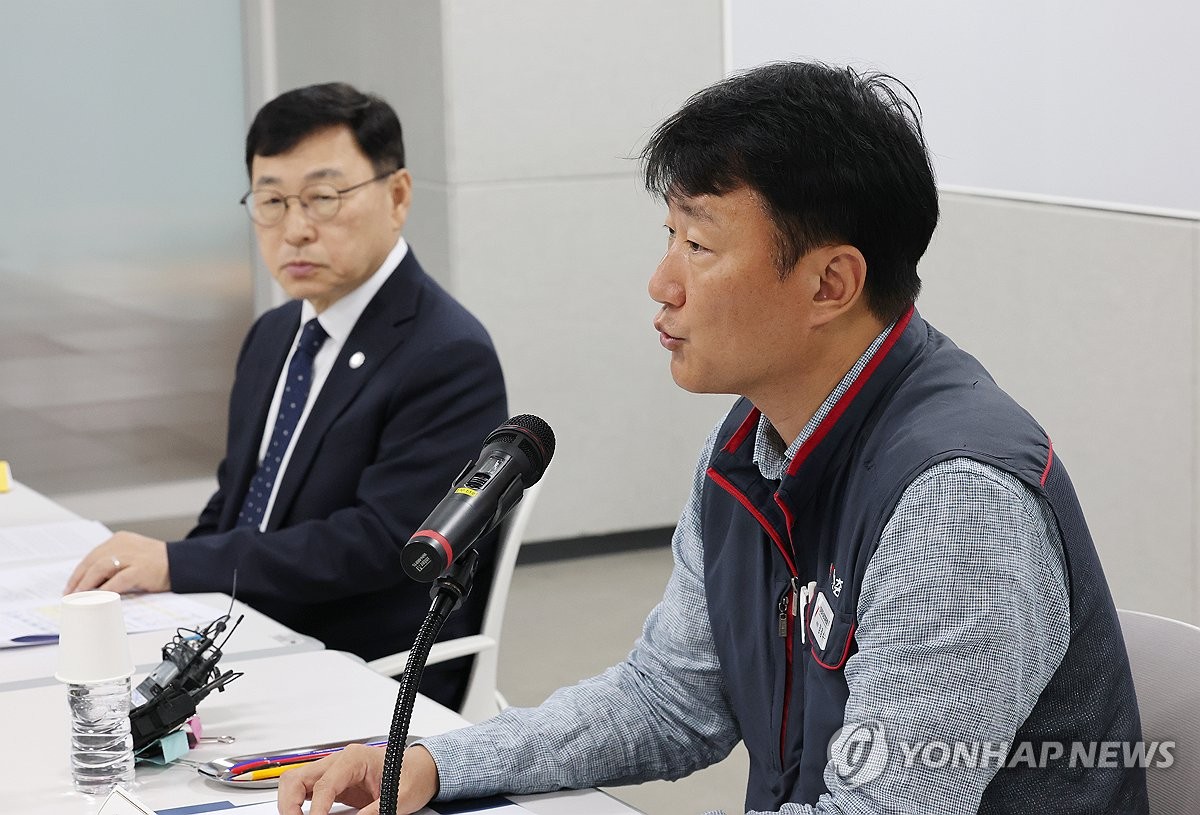 인사말 하는 양경수 민주노총 위원장
