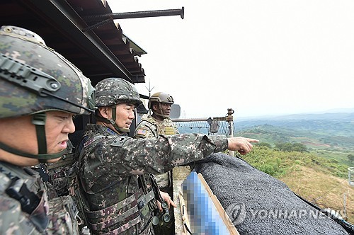 합참의장-연합사령관, GP·GOP 방문해 군사대비태세 점검