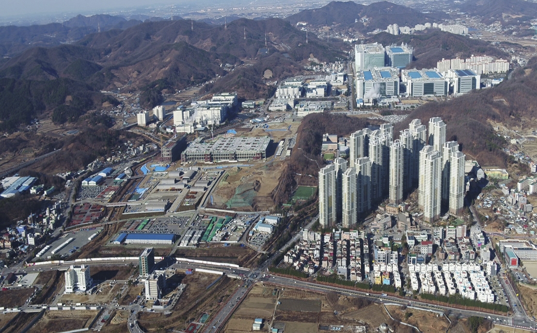 아산 디스플레이시티2 일반산업단지 전경