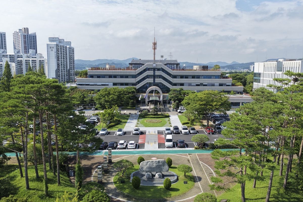 아산시청 전경
