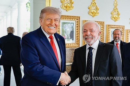 트럼프 미국 대통령과 룰라 브라질 대통령 