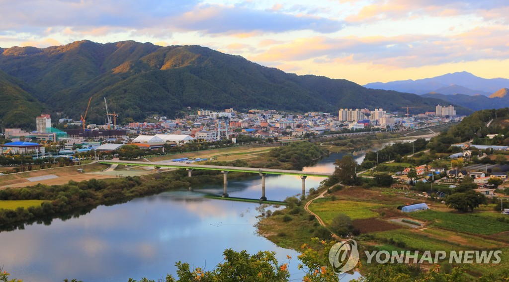 인제군 인제읍 전경