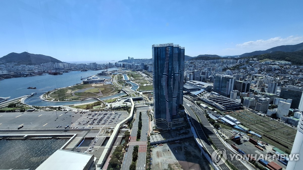 부산 북항재개발 전경