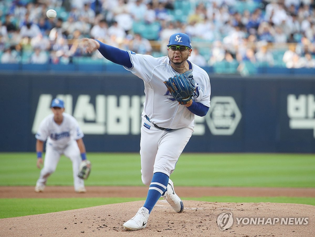삼성 후라도 '역투'
