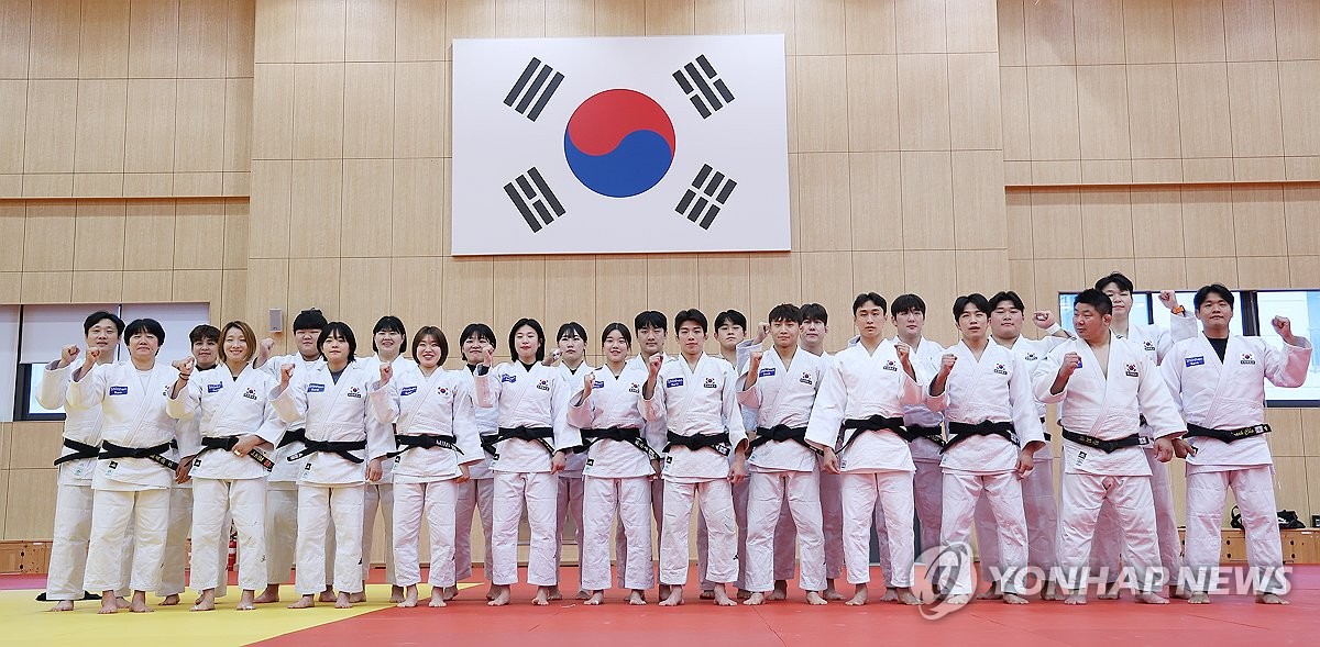 도복 입은 유도 태극전사들