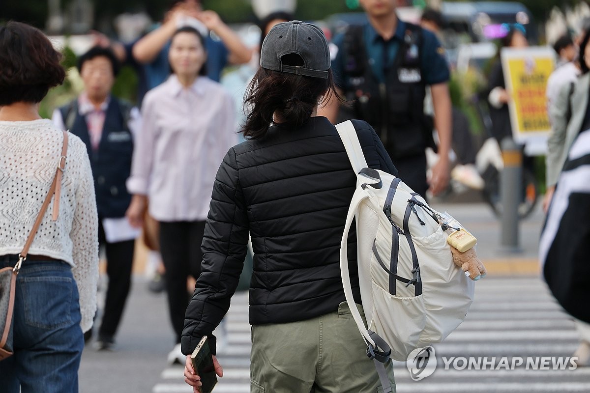 큰 일교차에 패딩 등장