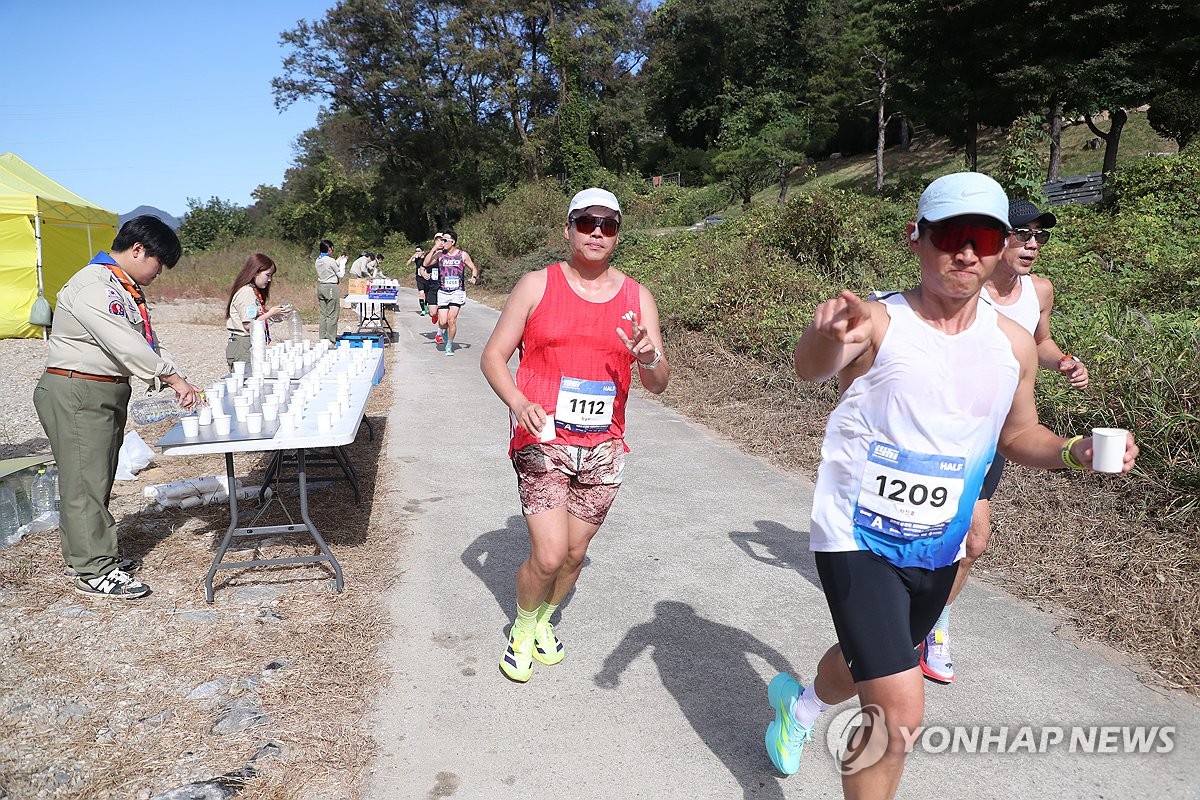 상쾌한 가을바람 맞으며