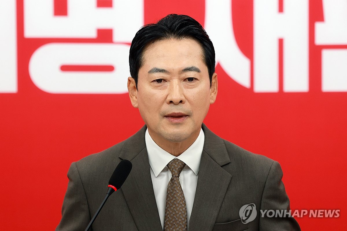 현안 관련해 기자회견 연 국민의힘 장동혁 대표