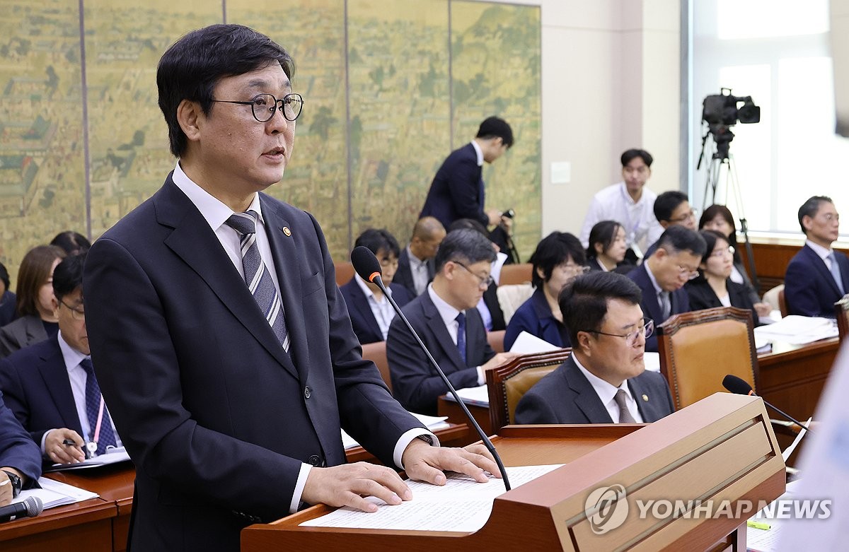 국정감사 업무보고 하는 최휘영 장관