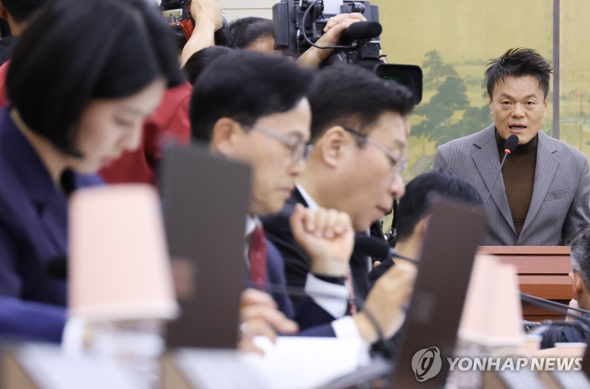 발언하는 박진영 대중문화교류위원회 공동위원장