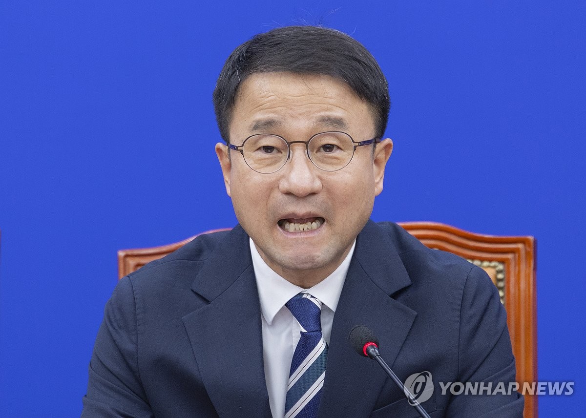 한병도 원내대표, 민주당 국감 대책 회의에서 발언