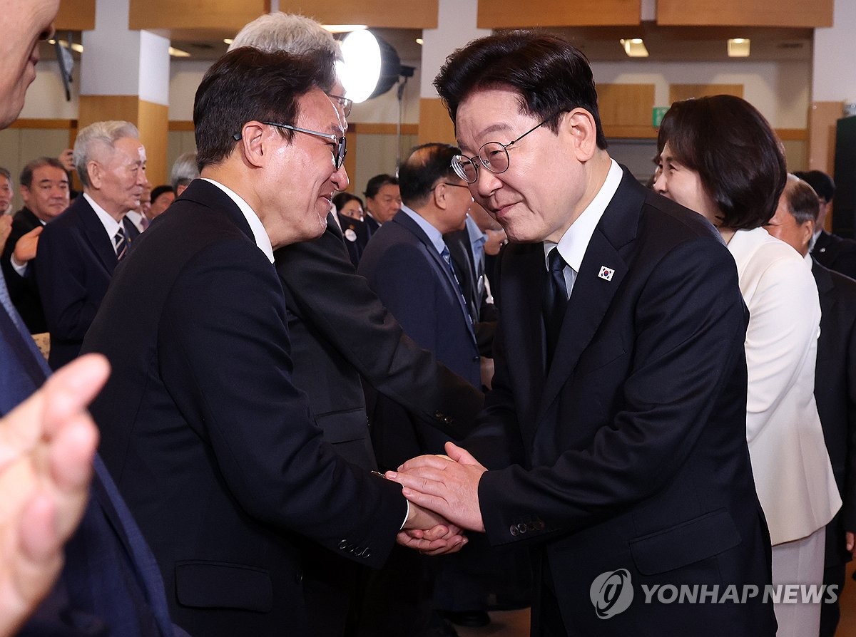 이재명 대통령과 김민석 대표