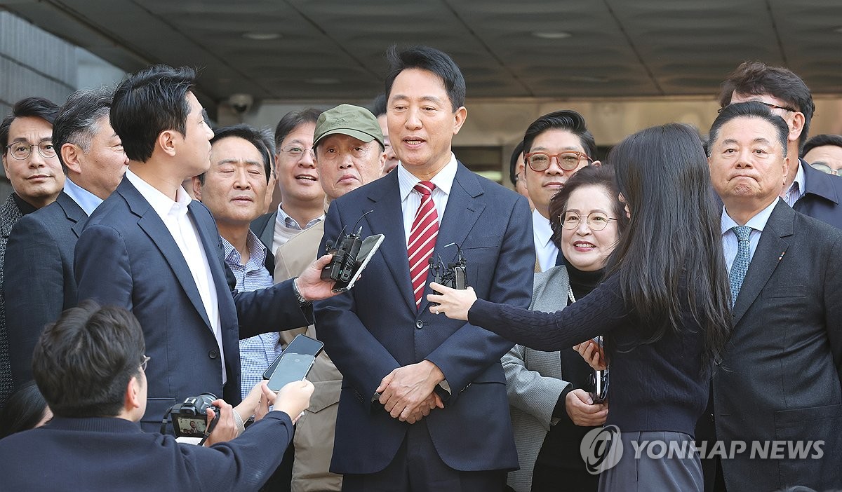 항소심 무죄, 입장 밝히는 오세훈 서울시장