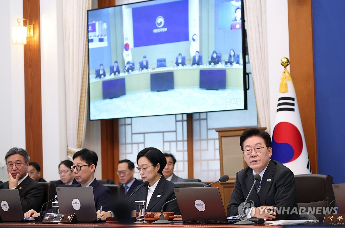이재명 대통령, 국무회의 발언